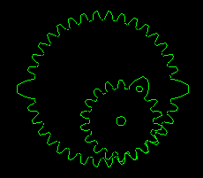 drawing of epicyclic gearing